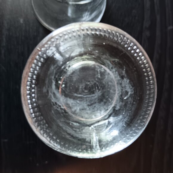 Vintage Pedestal Juice Glasses - Picture 3 of 3